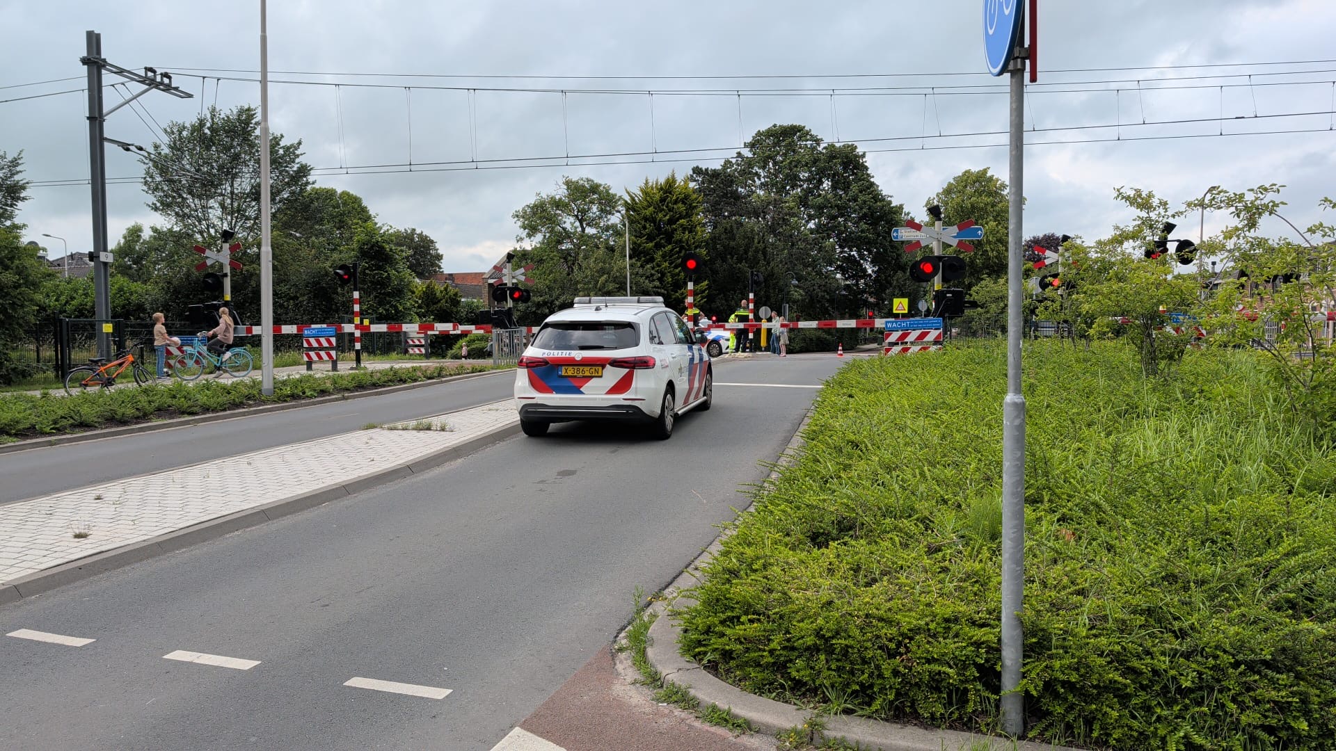 spoorbomen in Bodegraven ontregelt