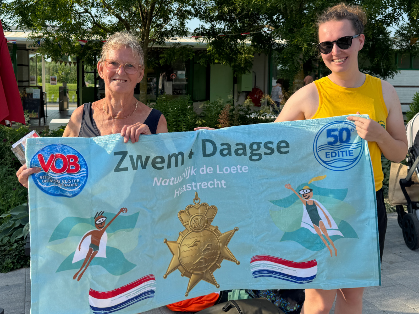 50e Zwemvierdaagse feestelijk gevierd bij Natuurlijk De Loete in Haastrecht (Video+Foto’s)