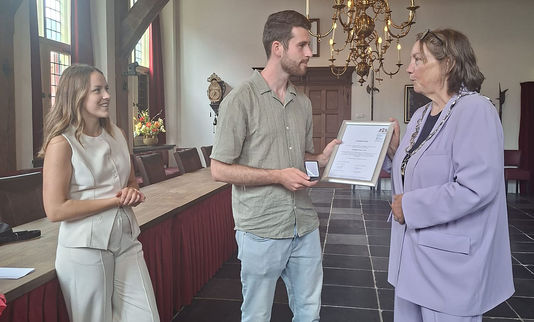 Xander van Loon krijgt de Diede de Groot Stadspenning