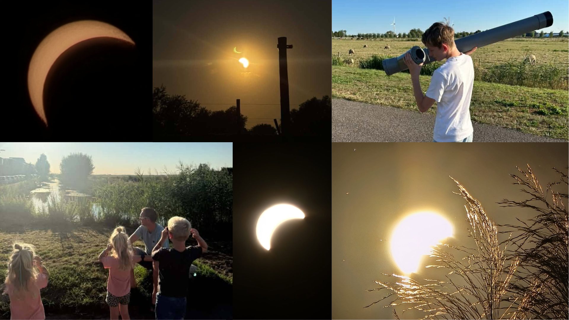 Ook Waddinxveen kijkt zijn ogen uit tijdens zonsverduistering