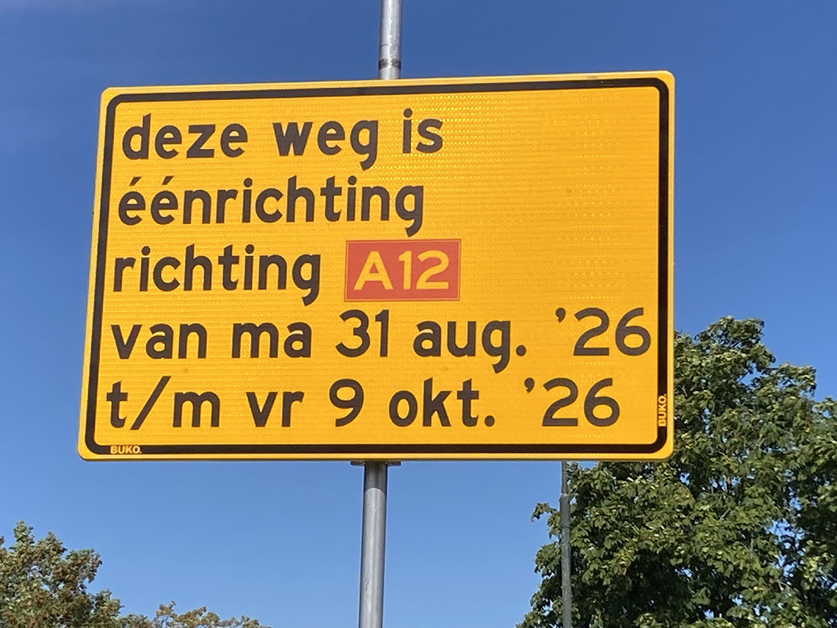 Wegwerkzaamheden Voorvliet Linschoten