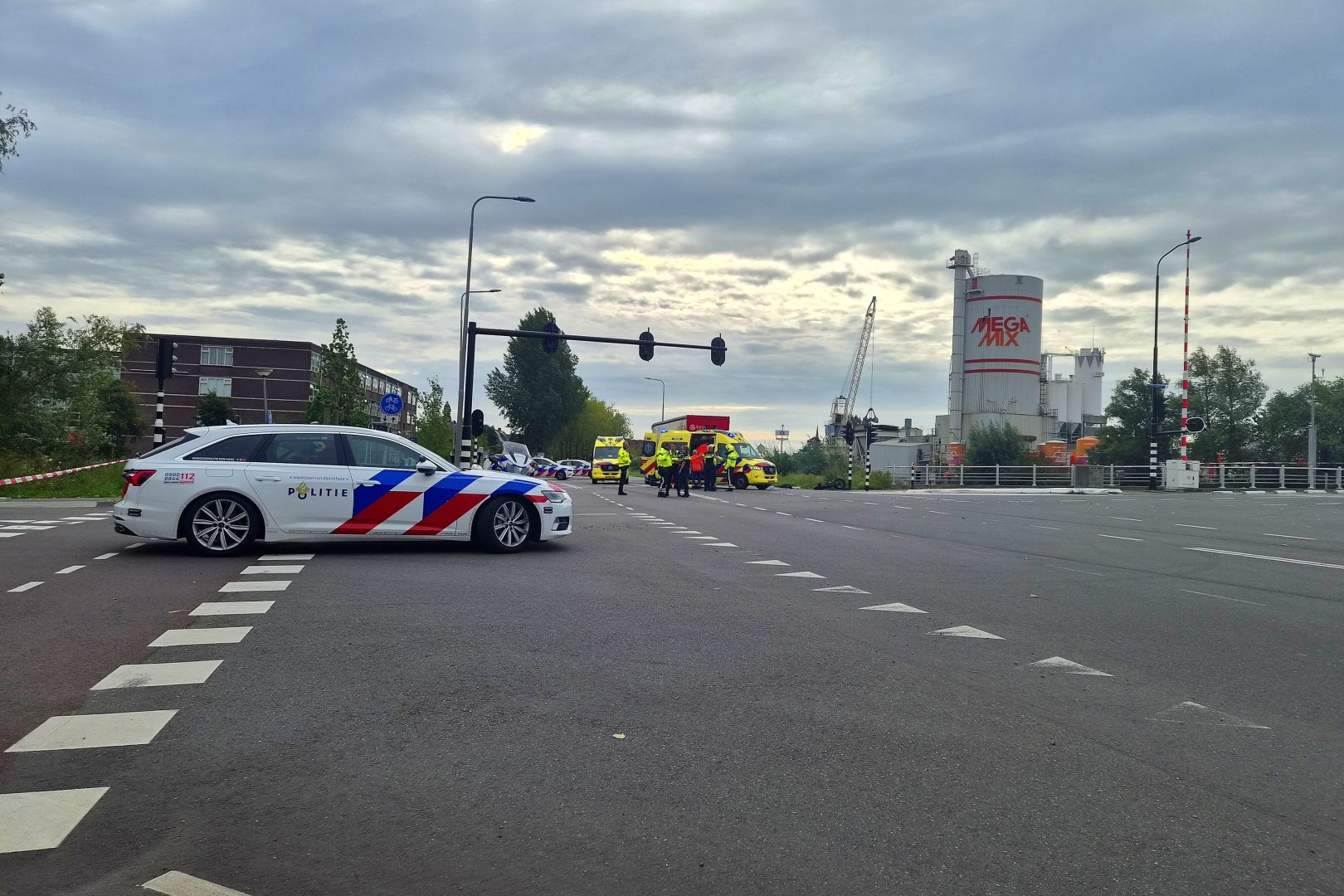 Ernstig ongeval in Gouda, meerdere hulpdiensten ingeschakeld