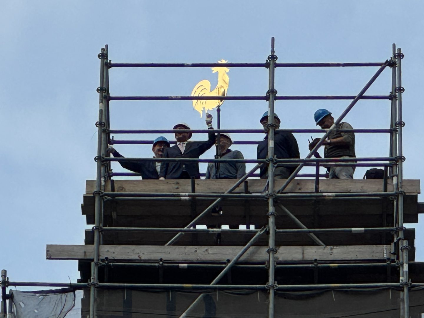 Torenhaan terug op vertrouwde plek