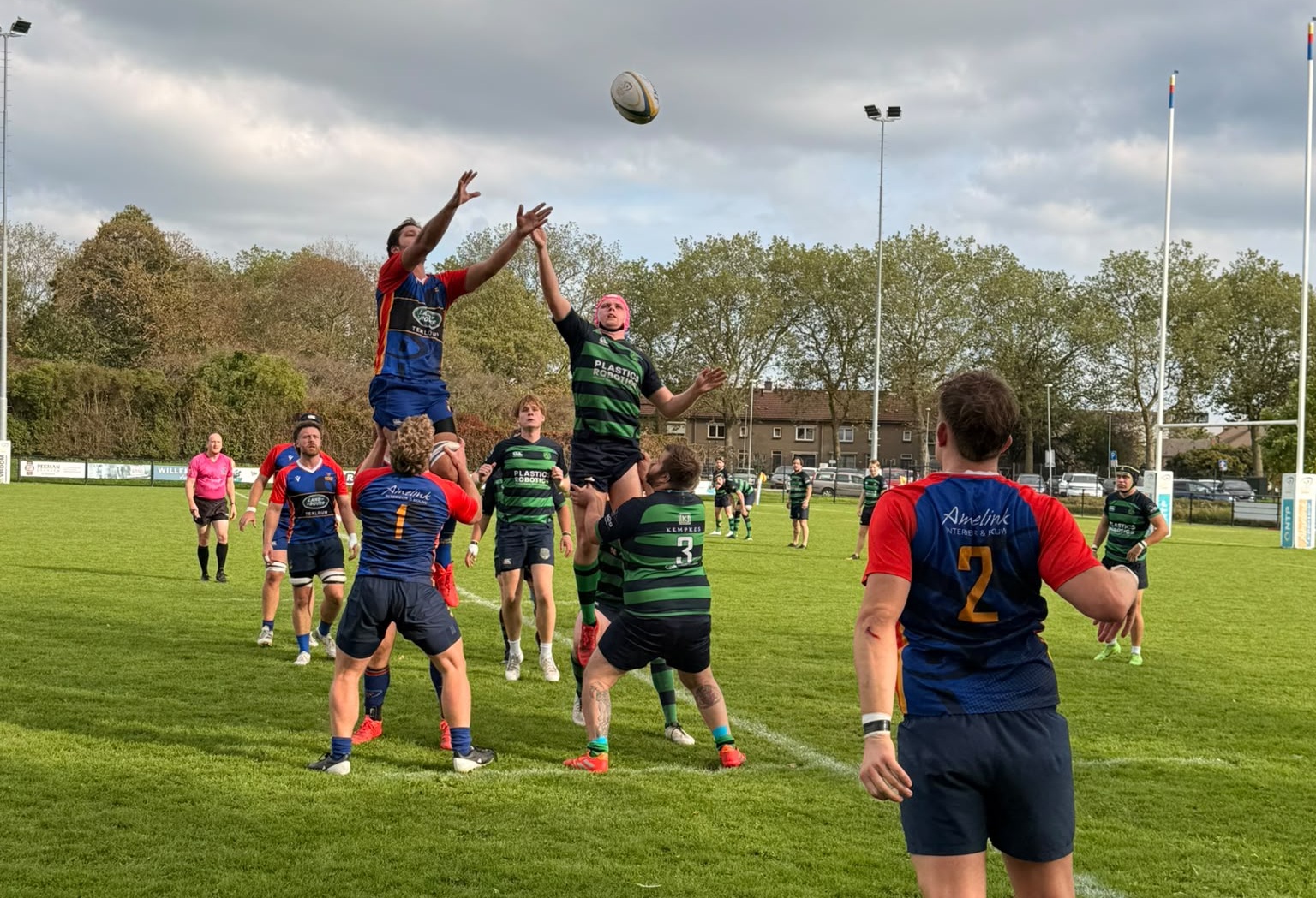 RFC Gouda krijgt harde les van Wasps in Nijmegen